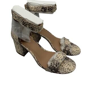 Inc International Concepts Women Hadwin Scallop Snake Sandals‎ Size 7M Open Toe